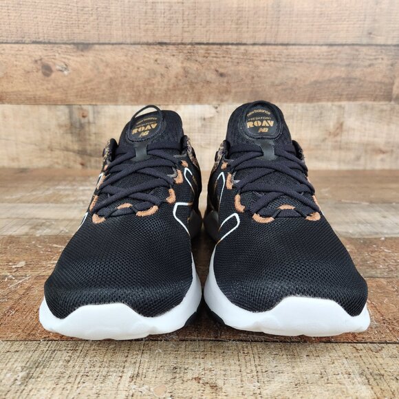 New Balance Fresh Foam ROAV v2 Women Sz 8 D Wide Black Leopard Print Athletic - Picture 2 of 10